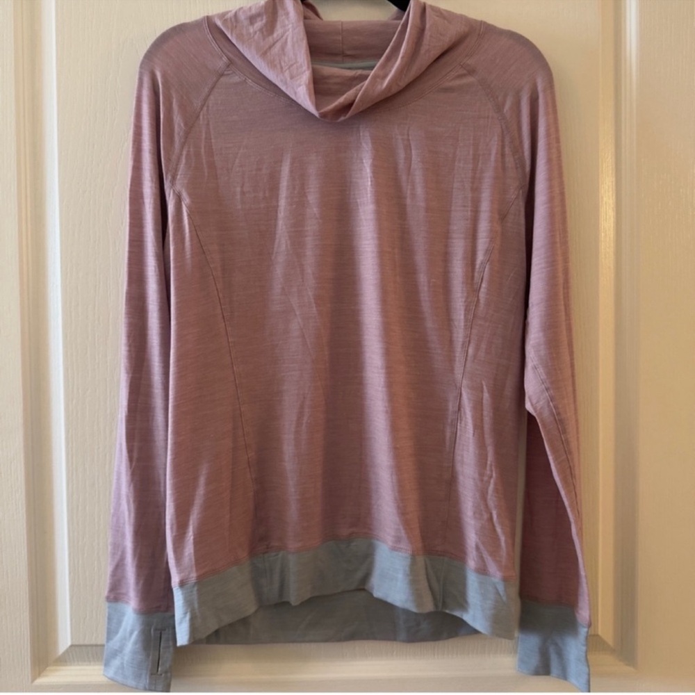DAGSMEJAN Color Block Featherweight Merino-Blend Top - M